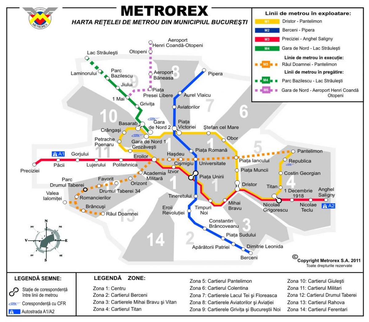 Mappa di metrorex 