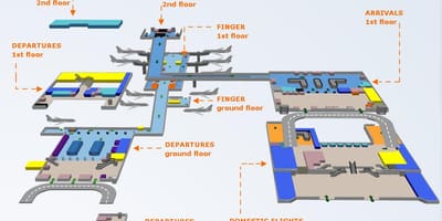 Otp aeroporto mappa